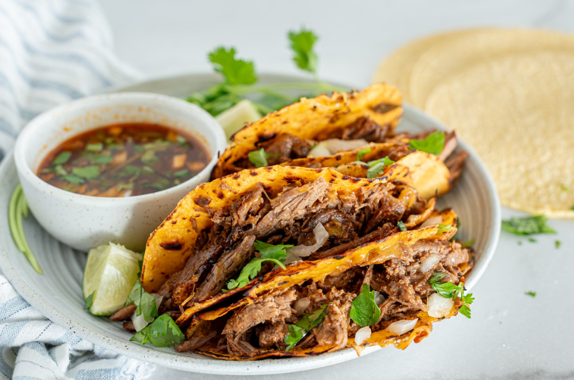 Birria Tacos Preparation