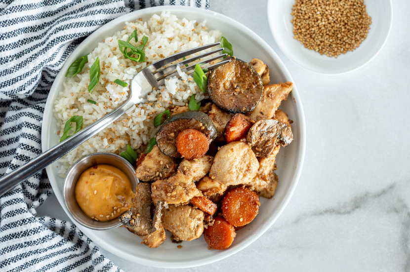 Hibachi Chicken Preparation