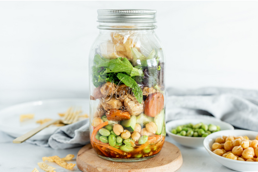Hibachi Chicken Jar Salad Fresh Twist
