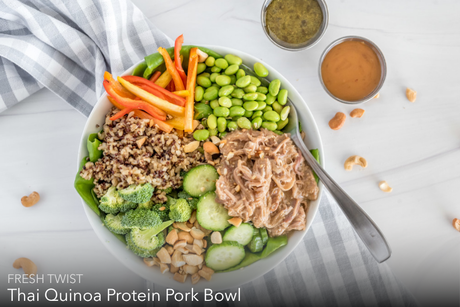 Coconut Peanut Pork Loin