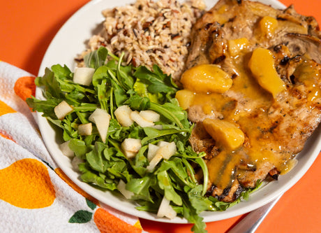 Citrus Pear Pork Chops