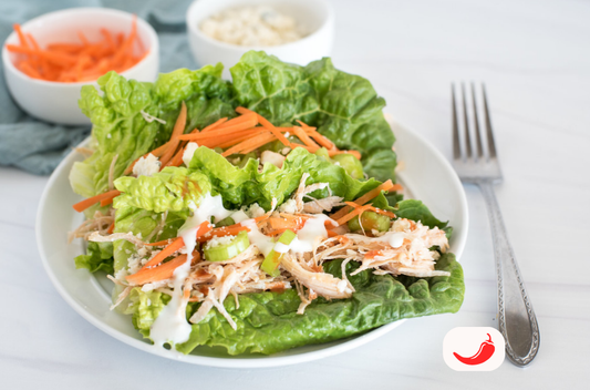 Buffalo Chicken Lettuce Wraps