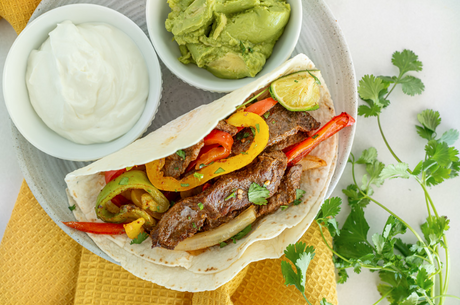 Sheet Pan Steak Fajitas