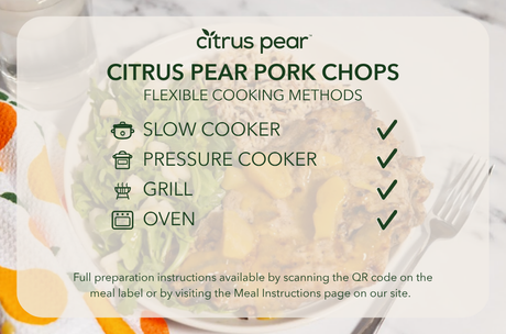 Citrus Pear Pork Chops