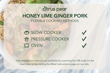 Honey Lime Ginger Pork