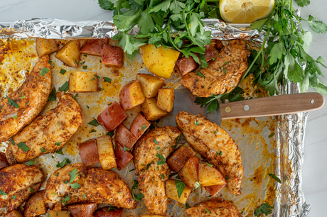 Ranch Chicken & Potatoes Sheet Pan Dinner